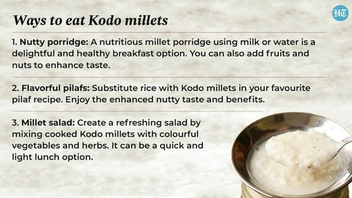 Substitute rice with Kodo millets in your favourite pilaf recipe. Enjoy the enhanced nutty taste and nutritional benefits.