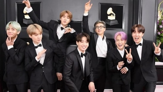 BTS at Grammy Awards: V, Suga, Jin, Jungkook, RM, Jimin and J-Hope's first Grammy appearance.