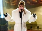 Kelly Clarkson performs at the Rockefeller Center Christmas tree lighting ceremony on Wednesday, Nov. 29, 2023, in New York. (Photo by Charles Sykes/Invision/AP) Kelly Clarkson performs at the Rockefeller Center Christmas tree lighting ceremony on Wednesday, Nov. 29, 2023, in New York. (Photo by Charles Sykes/Invision/AP)