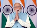 Prime Minister Narendra Modi addresses at the launch of Viksit Bharat @ 2047 via video conferencing.