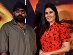 Vijay Sethupathi and Katrina Kaif at a Merry Christmas promotional event Vijay Sethupathi and Katrina Kaif at a Merry Christmas promotional event
