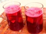 Usually made from black carrots, this vibrant red-hued probiotic drink promotes gut health,