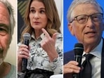 Following the recent disclosure of the Jeffrey Epstein list, an old video has gone viral where Bill Gates’ former wife, Melinda, is heard saying that her ex-husband’s association with the notorious paedophile was part of the reason for their divorce (New York State Sex Offender Registry via AP, File, REUTERS/Nic Bothma, photo by Thomas SAMSON / AFP)