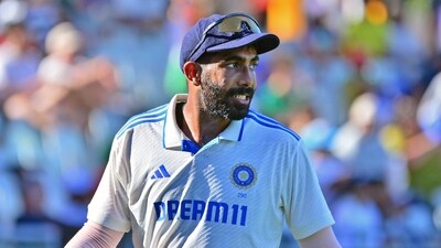 Jasprit Bumrah during the 2nd Test Day 2 against South Africa at the India Tour of South Africa 2023-24, at Newlands Cricket Ground, in Cape Town (BCCI Twitter) Jasprit Bumrah during the 2nd Test Day 2 against South Africa at the India Tour of South Africa 2023-24, at Newlands Cricket Ground, in Cape Town (BCCI Twitter)