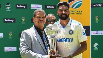 India's Mohammed Siraj recorded his career-best figures in the Cape Town Test match (AFP) India's Mohammed Siraj recorded his career-best figures in the Cape Town Test match (AFP)