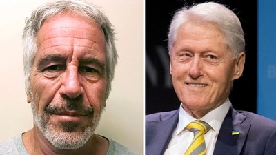 The new Jeffrey Epstein documents that were released claim Epstein once told one of his victims that Bill Clinton “likes them young,” referring to young girls (New York State Sex Offender Registry via AP, File, photo by Evan Agostini/Invision/AP, File) The new Jeffrey Epstein documents that were released claim Epstein once told one of his victims that Bill Clinton “likes them young,” referring to young girls (New York State Sex Offender Registry via AP, File, photo by Evan Agostini/Invision/AP, File)