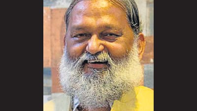 Haryana home minister Anil Vij (HT File Photo)