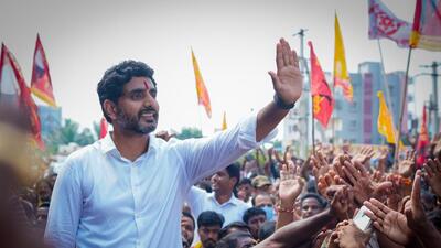 Nara Lokesh, current TDP chief is set to lead the party in the upcoming Lok Sabha elections. (HT Photo) Nara Lokesh, current TDP chief is set to lead the party in the upcoming Lok Sabha elections. (HT Photo)