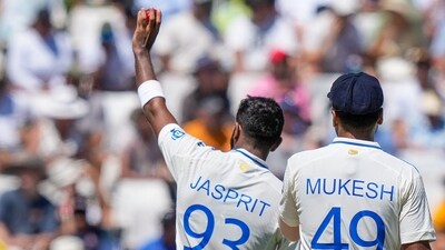 Jasprit Bumrah reacts after taking five wickets during the second day of the second Test match between India and South Africa, at the Newlands Cricket Ground (PTI) Jasprit Bumrah reacts after taking five wickets during the second day of the second Test match between India and South Africa, at the Newlands Cricket Ground (PTI)