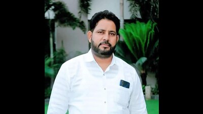Sarpanch of Dadiana Kalan Sandip Kumar Chhina. (Harpreet Kaur/HT Photo) Sarpanch of Dadiana Kalan Sandip Kumar Chhina. (Harpreet Kaur/HT Photo)