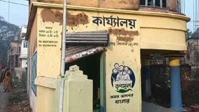 TMClegislator Manoranjan Byapari’s office was vandalised on Wednesday (videograb/manoranjan.byapari/Facebook) TMClegislator Manoranjan Byapari’s office was vandalised on Wednesday (videograb/manoranjan.byapari/Facebook)