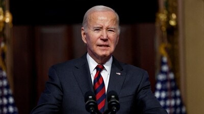 FILE PHOTO: U.S. President Joe Biden speaks about efforts to strengthen United States supply chains that effect economic and national security, during the first meeting of the new White House Council on Supply Chain Resilience, in the Indian Treaty Room of the Eisenhower Executive Office Building at the White House complex in Washington, U.S., November 27, 2023. (REUTERS)