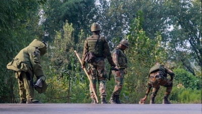 Kashmir Zone Police informed about the ongoing encounter in Kulgam through a social media post. (HT File) Kashmir Zone Police informed about the ongoing encounter in Kulgam through a social media post. (HT File)
