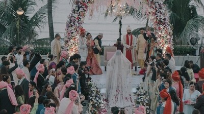 Couples now opt for unique concepts to make their wedding festivities fun and interesting Couples now opt for unique concepts to make their wedding festivities fun and interesting