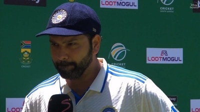Rohit Sharma did not hold back when asked about the Cape Town pitch (Screenshot) Rohit Sharma did not hold back when asked about the Cape Town pitch (Screenshot)