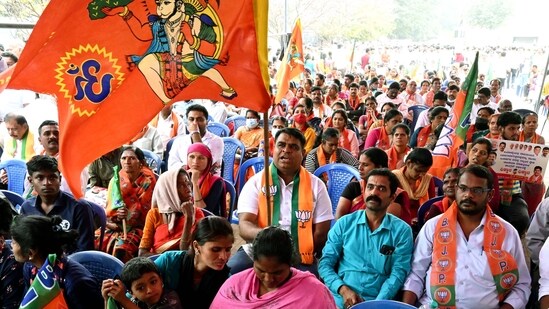 The Hindu activist, Srikanth Poojari, was arrested on Monday for his alleged involvement in the post-Babri Masjid demolition riots in 1992. (ANI) (HT_PRINT)