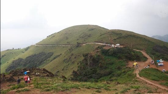 Baba Budangiri, , near Chikkamagaluru, has long been a pilgrimage site for both Hindus and Muslims. (HT Photo)