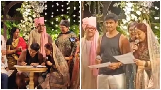 Ira Khan sent Nupur Shikhare for a shower after signing marriage papers.