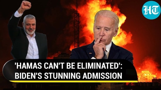 Biden's Hamas Admission Shocks Israel; 'IDF Can't Erase Existence Of...' | Watch