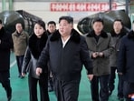 North Korea's leader Kim Jong Un (C) with his daughter Ju Ae. (AFP) North Korea's leader Kim Jong Un (C) with his daughter Ju Ae. (AFP)