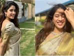 Janhvi Kapoor visits Tirupati Balaji Temple in ethnic silk saree with boyfriend