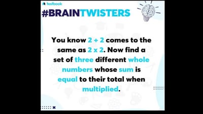 Will you be able to solve it? (Instagram/@ Current Affairs.) Will you be able to solve it? (Instagram/@ Current Affairs.)