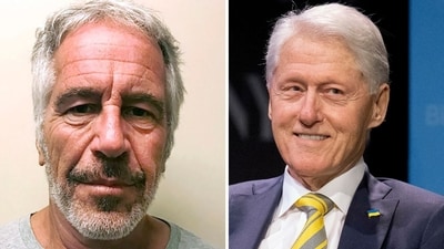One of the newly released documents revealed that an email suggested that former president Bill Clinton asked Vanity Fair not to publish articles about "his good friend" Jeffrey Epstein (New York State Sex Offender Registry via AP, File, photo by Evan Agostini/Invision/AP, File) One of the newly released documents revealed that an email suggested that former president Bill Clinton asked Vanity Fair not to publish articles about "his good friend" Jeffrey Epstein (New York State Sex Offender Registry via AP, File, photo by Evan Agostini/Invision/AP, File)