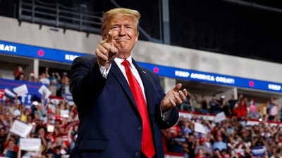 Former US President Donald Trump (AP/File) Former US President Donald Trump (AP/File)