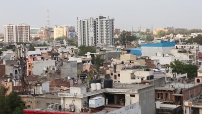 A view of settlements in Ghaziabad. (Sakib Ali/ HT Photo) A view of settlements in Ghaziabad. (Sakib Ali/ HT Photo)