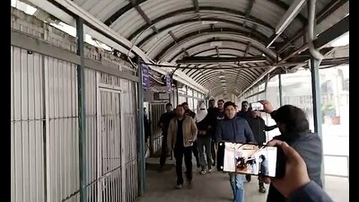 Hizbul Mujahideen operative Javed Mattu, who is allegedly involved in multiple cases of terror attacks in Jammu and Kashmir, is being produced before the Patiala House Court after his arrest by the special cell of Delhi police, in New Delhi on Friday. (ANI)