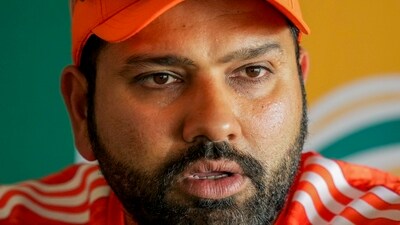 Rohit Sharma's post match press conference was as fiery as his World Cup 2023 form (PTI) Rohit Sharma's post match press conference was as fiery as his World Cup 2023 form (PTI)