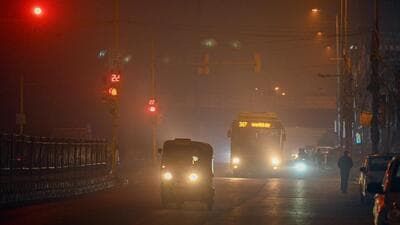 The daytime temperature in the city on Friday was 14.6 degrees Celsius (°C), five degrees below normal, according to the India Meteorological Department (IMD). (Raj K Raj/HT Photo) The daytime temperature in the city on Friday was 14.6 degrees Celsius (°C), five degrees below normal, according to the India Meteorological Department (IMD). (Raj K Raj/HT Photo)