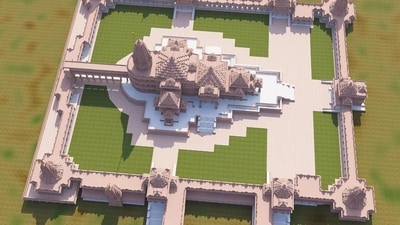 "The Magnificent Sinh Dwar of Shri Ram Janmbhoomi Mandir", it posted on X. (Twitter/@ShriRamTeerth) "The Magnificent Sinh Dwar of Shri Ram Janmbhoomi Mandir", it posted on X. (Twitter/@ShriRamTeerth)