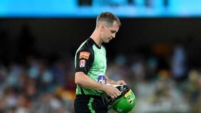 Sam Harper during the Big Bash League (X) Sam Harper during the Big Bash League (X)