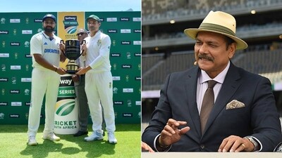 Ravi Shastri feels two-match Test series are a "waste of time" Ravi Shastri feels two-match Test series are a "waste of time"