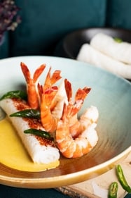 Coconut curried prawns (Chef Sanjosh) Coconut curried prawns (Chef Sanjosh)