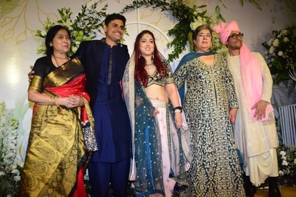 Ira Khan and Nupur Shikhare married on Wednesday in an intimate ceremony in the presence of their family and friends in Mumbai's Taj hotel. (Varinder Chawla) Ira Khan and Nupur Shikhare married on Wednesday in an intimate ceremony in the presence of their family and friends in Mumbai's Taj hotel. (Varinder Chawla)