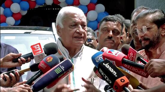 Kerala governor Arif Mohammed Khan on Friday gave his assent to an ordinance to amend GST law. (ANI)