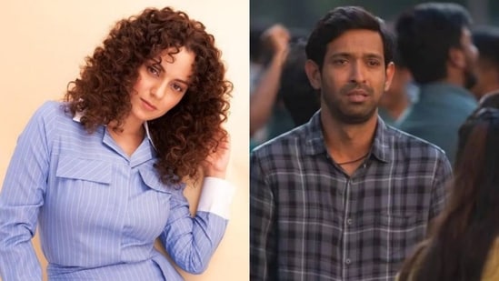 Kangana Ranaut is impressed by Vikrant Massey and his film, 12th Fail.