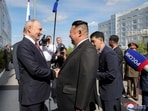 North Korean leader Kim Jong Un meets Russia's President Vladimir Putin (Reuters/File)