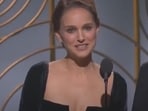 Natalie Portman was one of the presenters at 2018 Golden Globes. 