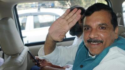 **EDS, YEARENDERS 2023: PERSONALITIES IN THE NEWS**New Delhi: AAP MP Sanjay Singh being taken to the Rouse Avenue Court by the Enforcement Directorate officials in connection with the Delhi excise policy case, in New Delhi, Tuesday, Oct. 10, 2023. (PTI Photo)(PTI12_22_2023_000164A) (PTI) **EDS, YEARENDERS 2023: PERSONALITIES IN THE NEWS**New Delhi: AAP MP Sanjay Singh being taken to the Rouse Avenue Court by the Enforcement Directorate officials in connection with the Delhi excise policy case, in New Delhi, Tuesday, Oct. 10, 2023. (PTI Photo)(PTI12_22_2023_000164A) (PTI)