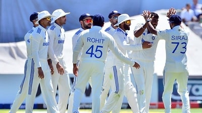 India's Jasprit Bumrah, Mohammed Siraj, Rohit Sharma, Virat Kohli and others celebrate a wicket during the 2nd Test Day 2 against South Africa at the India Tour of South Africa 2023-24 (Jay Shah-X) India's Jasprit Bumrah, Mohammed Siraj, Rohit Sharma, Virat Kohli and others celebrate a wicket during the 2nd Test Day 2 against South Africa at the India Tour of South Africa 2023-24 (Jay Shah-X)