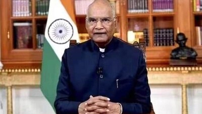 Former President and head of the panel looking into simultaneous polls, Ram Nath Kovind. (HT File) Former President and head of the panel looking into simultaneous polls, Ram Nath Kovind. (HT File)