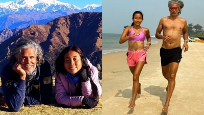 The ex-supermodel and runner is big on active holidays, and often shares pictures of him and his wife Ankita Konwar running together on a gorgeous beach or performing yoga on a mountain. The ex-supermodel and runner is big on active holidays, and often shares pictures of him and his wife Ankita Konwar running together on a gorgeous beach or performing yoga on a mountain.