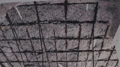 Part of the roof that collapsed on Saturday. (HT Photo)