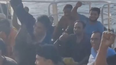 The first visuals of the rescued Indian crew, who were onboard the hijacked Liberian-flagged vessel MV Lili Norfolk. The first visuals of the rescued Indian crew, who were onboard the hijacked Liberian-flagged vessel MV Lili Norfolk.