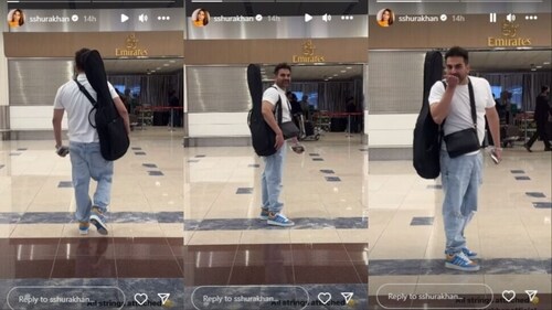 Sshura posted a video from the airport on her Instagram Stories. Sshura posted a video from the airport on her Instagram Stories.