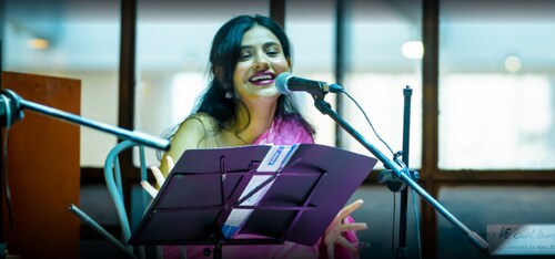 Jyoti Mamgain will perform her spoken word poetry in Hindi. Jyoti Mamgain will perform her spoken word poetry in Hindi.