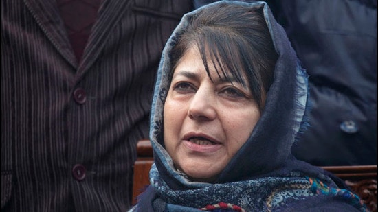 Peoples Democratic Party (PDP) president Mehbooba Mufti. (AP)